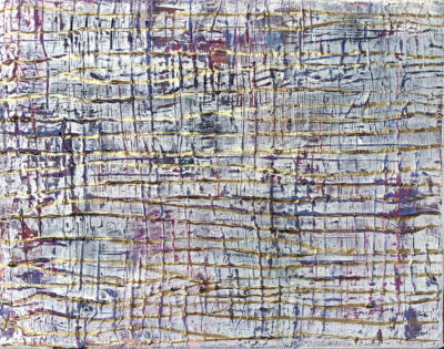 White, Pink and Lavender Abstract
