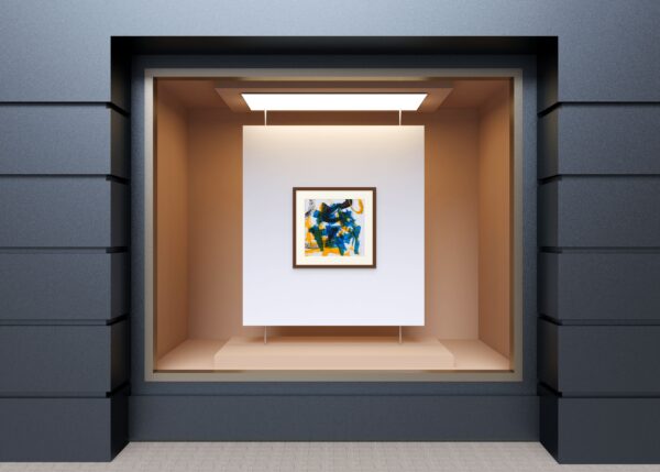 Blue + Yellow Abstract - Image 4