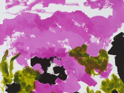 Pink + Green Abstract