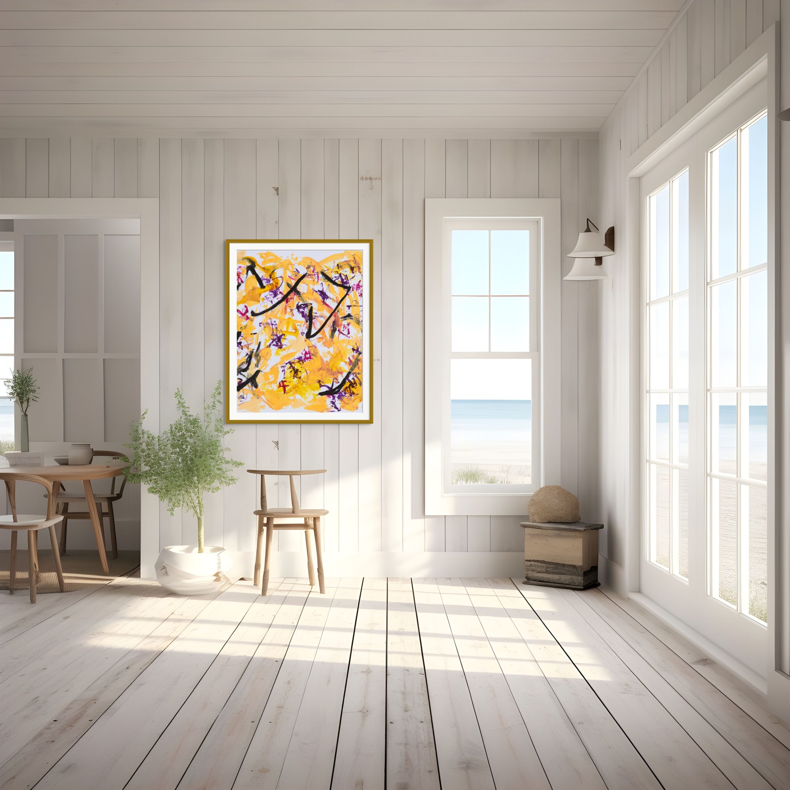 Aerial View, Yellow - Image 4